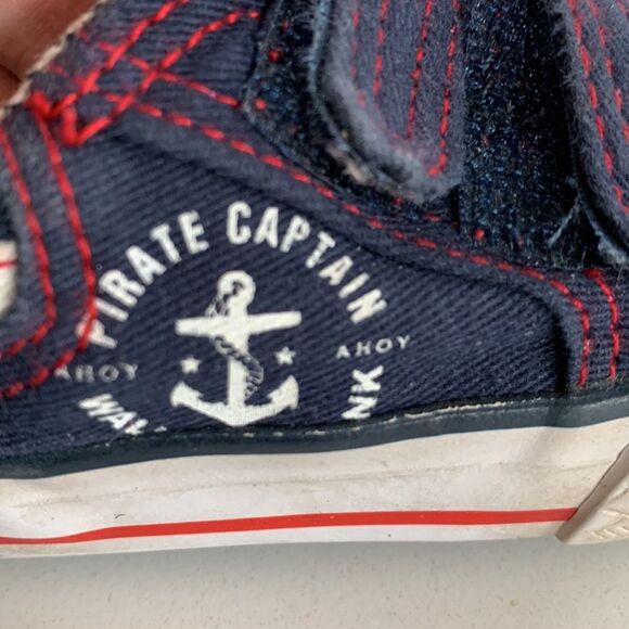 KOALA KIDS | Baby Boys Size 3 Nautical Athletic Boys Walking Shoes SNEAKERS - Picture 5 of 7